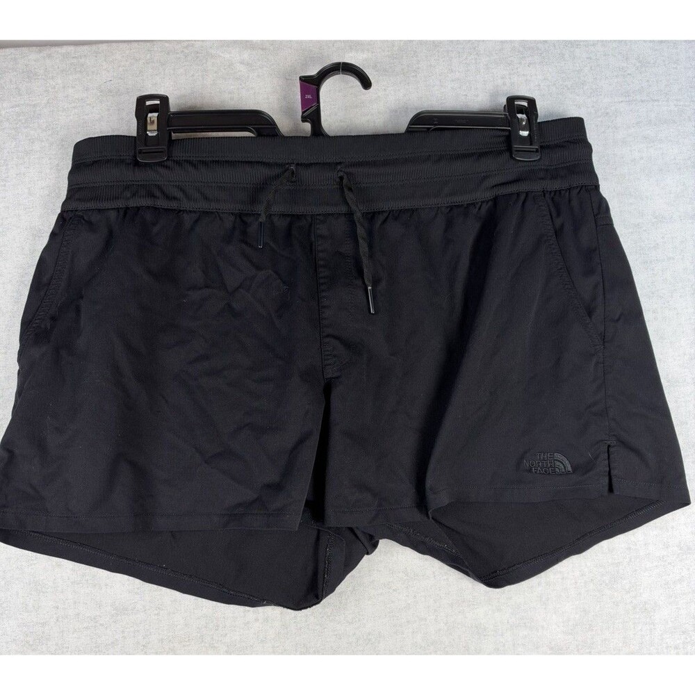 THE NORTH FACE Women's Aphrodite Motion Short Size XL Black 3” Inseam Drawstring